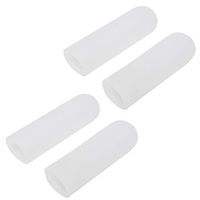 4 Pieces Gel Finger Cover, Silicone Finger Cots, Finger Protector for Women and Men, Great for Trigger Finger, Finger Cracking, Finger Arthritis, Finger Callus