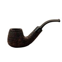ROMBO (Sabbiata) Briar Brandy Brown Sandblasted Pipe by Brebbia (Italy)