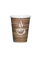 CucinaPrime 12oz Premium Disposable To-Go Paper Coffee/Hot Beverage Cups – Fresco Design – 1000/case