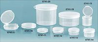 Natural Polypropylene Hinge Top Vials .39 oz (144 Bottles)