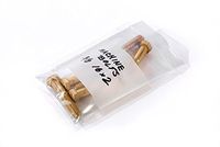 3" x 5" x 4 mil Clear Plastic Reclosable Bags with Zip Top and Writable White Block (Case of 1,000)