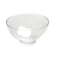 Fineline Settings 6208-CL, 2 Oz. Clear Plastic Tiny Bowls, Disposable Catering Cold & Hot Food Dessert Sauce Serving Bowls (10)