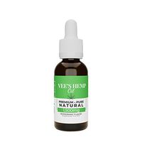 Vee's Hemp Pure Hemp Oil 750mg Tincture, Organic, Non-GMO, USA Made, Natural Aid for Pain Management, Anxiety & Stress Relief, 1 Fluid Ounce