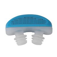 ABS Anti Snore Nose Clip Breathe Easy Care Relieve Snoring Aid Apparatus (Sky Blue)