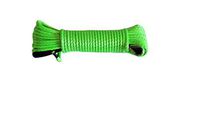 Green 3/16"50ft Atv Utv Winch Line ATV Synthetic Winch Rope Synthetic Winch Cable