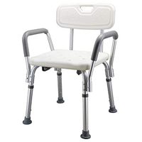 Shower Bench Chair Medical Tool with Back and Arms - Adjustable Height Bathtub Chair, Assembly spa Bathtub Seat - Non Slip Tub Safety GXFC Shop