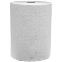 350 ft. White Roll Towels, Case of 12 Rolls