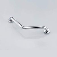 Never give up Bathroom Bathroom handrail Retro Copper European Hotel Bathtub handrail Bathroom Elderly Pregnant Women Power handrail (Curved)