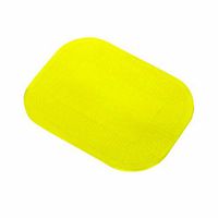 Dycem 50-1592Y Non-Slip Rectangular Pad, 15" x 18", Yellow