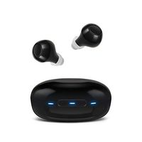 Upgrade Rechargeable Hearing Sound Amplifiers Aids with USB Portable Charging Case in The Ear Hearing Assist,Looks Like Earbuds,Black