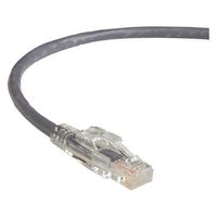 Black Box C6PC70-GY-20 GigaTrue 3 CAT6 550-MHz Lockable Patch Cable (UTP) , Gray, 20-ft. (6.0-m) - Category 6 for Network Device - Patch Cable - 20 ft