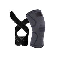 general3 SKDK Kneecap 3D Weaving Knee Brace Pad Protect Breathable Running Support MMA Pad for Men Women (Black, M)