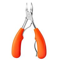 Nail Clippers, Cuticle Trimmer, Ingrown Toe Nail Correction Nippers Clipper, Dead Skin Dirt Stainless Steel Nail Clippers Pedicure Manicure Tool (Orange)