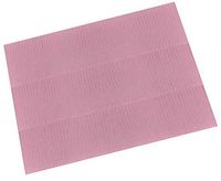Waterproof 2-Ply + Poly Backing, Dental Bibs/Tattoo Bibs/Professional Towels/Professional Bib - 13'' x 18", Pink (125)
