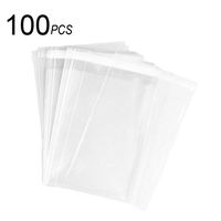 100 Pack 9x12 Inch Clear Resealable Cello/Cellophane Bags for Bakery, Candle, Soap, Cookie