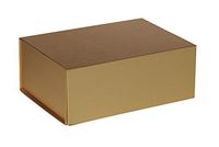 Jillson Roberts 36-Count Small Magnetic Closure Gift Boxes Available in 5 Colors, Metallic Gold Matte