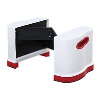 Adjustable Bathroom Plastic Toilet Foot Stool, Child Non-Slip Safety Toilet Foot Stool 44 * 20 * 20cm Independent Flow Assist