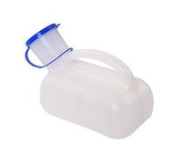 NHFF Urine Bottle, Re-useable Portable Urinal with Tube Old Man Chamber Pot Male Urinal Chamber Pot Bedpan Bed Urinal Pot Hospitalization (Color : White)