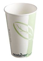 HOT Cup 16 oz PLA Lined Made in USA Pack of 50 pcs