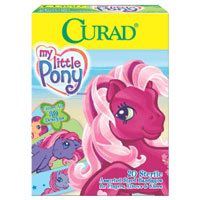 Curad Childrens Assorted Kid Size Bandages, My Little Pony - 20 Each