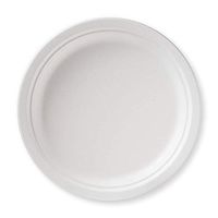 Perfect Stix Sugarcane Plate 9-50ct 9" Sugarcane Disposable Plates (Pack of 50)