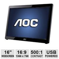 Recertified Aoc 15.6In USB 2 Monitor