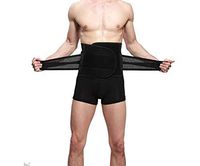 WW Cotton Abdominal Binder Support Adjustment for Men Women - Ideal for use Post-op, Hernia, Childbirth,M