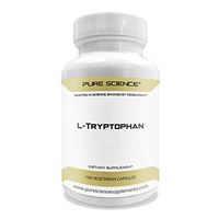Pure Science L-Tryptophan 500mg – Regulates Mood, Improves Relaxation & Sleep, Supports Metabolism & Improves Overall Health – 100 Vegetarian Capsules of L-Tryptophan Powder