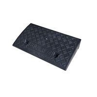 Black Rubber Triangle Pad, 5cm-13cm Threshold Ramp, Travel Portable Step Uphill Pad Indoor Wheelchair Service Ramps (Color: Black, Size: 50 27 9cm) (Size : 50279CM)