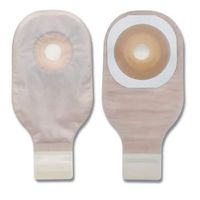 Hollister Colostomy Pouch One-Piece System 12 Inch Length 1-1/4 Inch Stoma Drainable - 5 Per Box