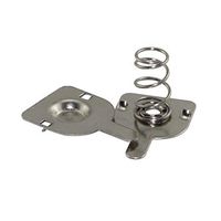 Magic&shell 30 PCS Metal AA Batteries Spring Contact Plate Terminal Silver Battery12mmx12mm