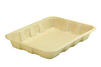 [400 Count] 22oz Compostable Eco Friendly Container Trays - Deep Containers Made from Tree-Free Bagasse Fibers Sugarcane for Meal Prep Dinnerware Plates Catering Bento Boxes Takeout 100% by Products