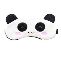 Plush Panda Eyeshade Sleeping Masks for Kids Girls Padded Blindfold For Travel