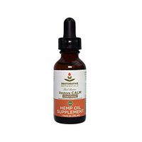 Restore Calm Hemp Oil Supplement - 300 Mg -Chai - 1 oz.- Discomfort/Tension Relief, Restorative Botanicals, US Hemp Authority Certified