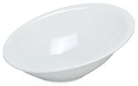Yanco CAT-1273 Catering Sheer Bowl, 4.5 qt Capacity, 15" Length, 12.5" Width, 5" Height,  Melamine, White Color, Pack of 6