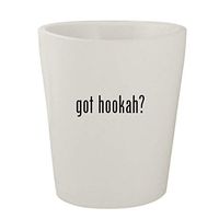 got hookah? - White Ceramic 1.5oz Shot Glass