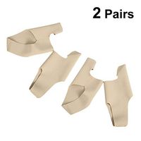 Heallily 2 Pairs Bunion Corrector Bunion Relief Protector Sleeves Foot Toe Hallux Valgus Corrector Sleeve Toe Separator for Overlapping Toe (Size 40-45)