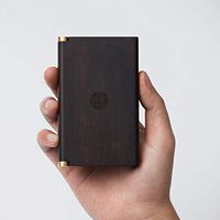 QIAOQ Cigarette Case Wooden Vintage Portable Men's Cigarette Boxs 20 Slender Cigarettes Business Gifts