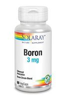 Solaray Biocitrate Boron Supplement, 3mg, 60 Count