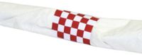Evergreen N9S240RC Paper Napkin Standard Band, 4-1/4" Length x 1-1/2" Width, 0.004" Thick, Red/White Checkered (Box of 2500)
