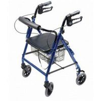 Lumex RJ4302K Walkabout Four-Wheel Hemi Rollator,Each 1 - Black