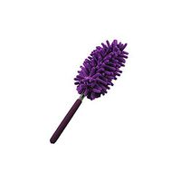 Extensible Telescopic Microfiber Duster House Cleaning Cleaner Long Handle Retractable Duster,Purple