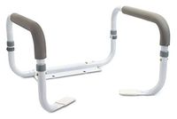 McKesson White Steel Toilet Safety Rail Up to 300 lbs 2 Ct