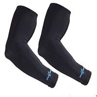 1 Pair Compression Leg Sleeve Non Slip Knee Long Sleeve Leggings for Shin Splints,Running,Medical Care,Travel,Pain Relief for Men and Women (Red, X-Large)