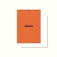 Rhodia Classic Orange Notepad 8.25X11.27 Blnk