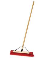 Harper 3424P1 Premium Indoor/Outdoor Multi-Surface All-Purpose Hardwood 24 in. Push Broom