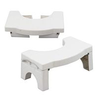 CJY Foldable Toilet Assistance Step Stool Adults, Portable and Anti-Slip Toddler Step Stools Perfect for Potty Training, Bathroom, Bedroom and Kitchen Use for Children,7"