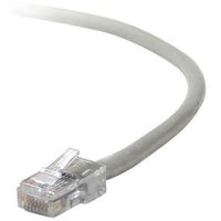 Belkin A3L791-01-S Cat5e Patch Cable - RJ-45 Male - RJ-45 Male - 12" - Gray