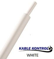 1/16 Inch Heat Shrink Tubing - 100 ft. Long - White (2:1 Shrink Ratio)