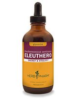 Herb Pharm Eleuthero (Siberian Ginseng) Root Liquid Glycerite for Energy and Stamina, Alcohol-Free Glycerite, 4 Ounce
